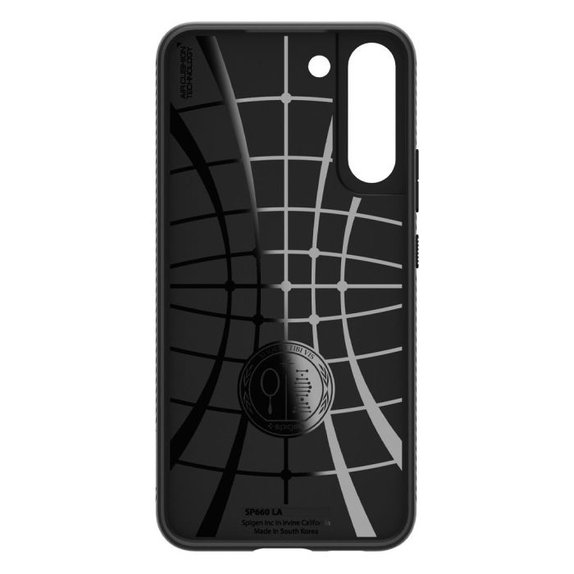 Spigen - Puzdro Liquid Air pre Samsung Galaxy S22, Matte Black