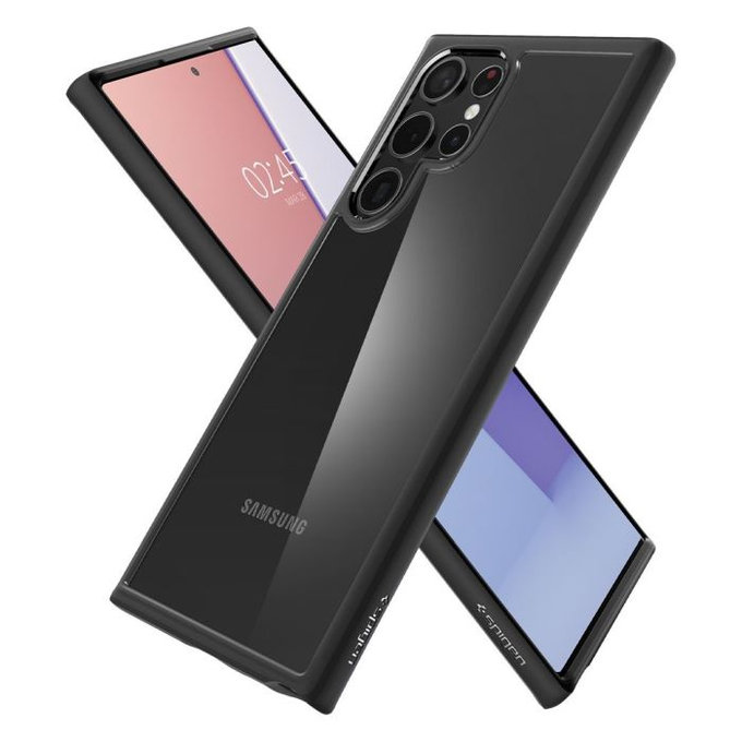 Spigen - Puzdro Ultra Hybrid pre Samsung Galaxy S22 Ultra, Matte Black