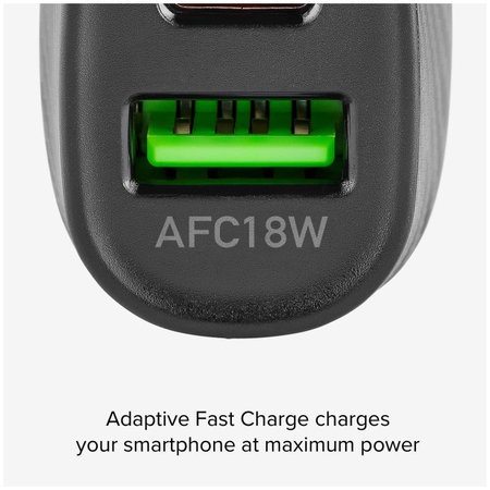 SBS - Autonabíjačka USB, USB-C, čierna