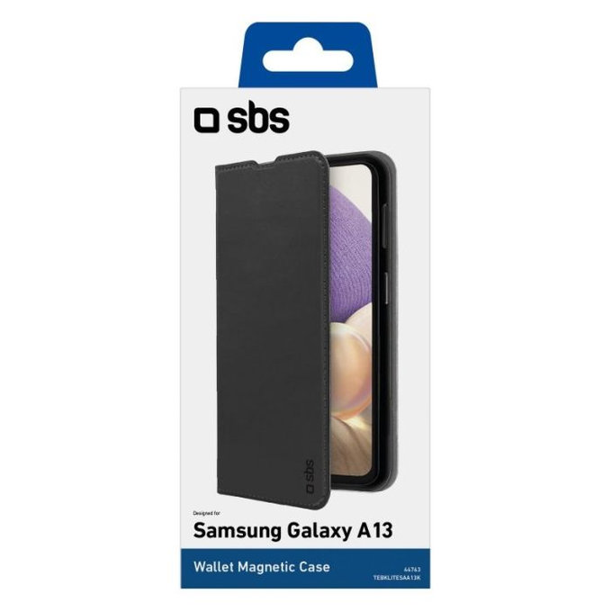 SBS - Puzdro Book Wallet Lite pre Samsung Galaxy A13 5G a A04s, čierna