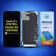 Displej Hard OLED pre iPhone 12, 12 Pro, Dotykové sklo s rámom, FixPremium