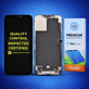 Displej Hard OLED pre iPhone 12 Pro Max, Dotykové sklo s rámom, FixPremium