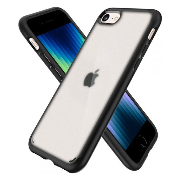 Spigen - Puzdro Ultra Hybrid pre iPhone 7, 8, SE 2020 & SE 2022, Frost Black