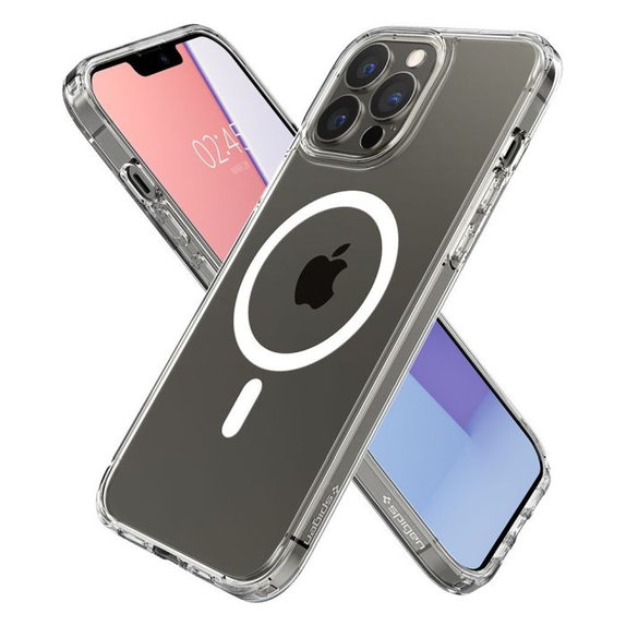 Spigen - Puzdro Ultra Hybrid s MagSafe pre iPhone 13 Pro Max, biela