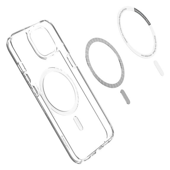 Spigen - Puzdro Ultra Hybrid s MagSafe pre iPhone 13 mini, biela