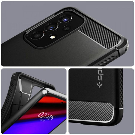 Spigen - Puzdro Rugged Armor pre Samsung Galaxy A53 5G, Matte Black
