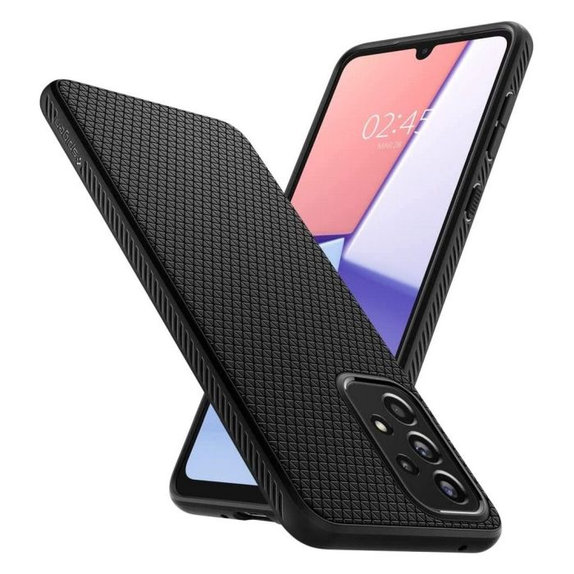 Spigen - Puzdro Liquid Air pre Samsung Galaxy A53 5G, Matte Black