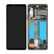 Sony Xperia 10 IV XQCC54 - LCD Displej + Dotykové Sklo + Rám (Black) - A5047173A Genuine Service Pack