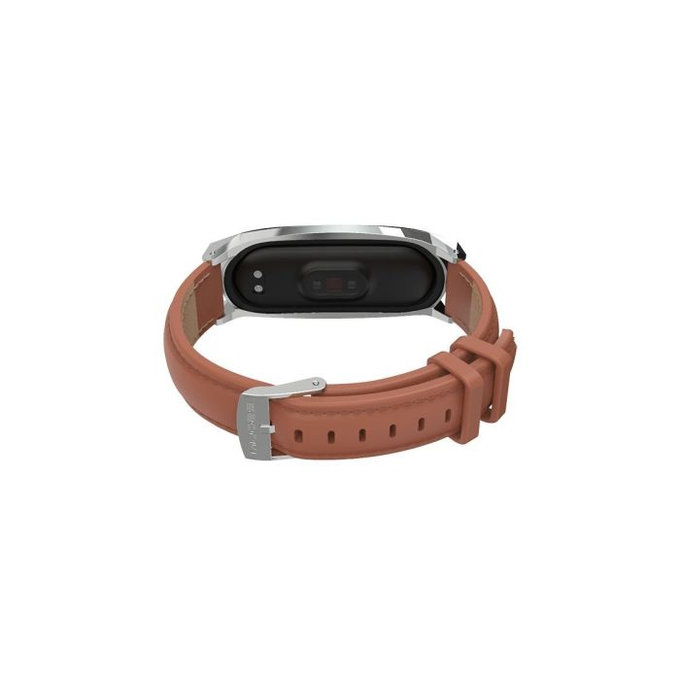 Tech-Protect - Remienok Herms pre Xiaomi Mi Band 5, 6, 6 NFC, brown