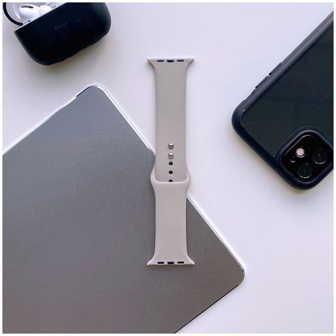 Tech-Protect - Remienok Iconband pre Apple Watch 4, 5, 6, 7, SE (42, 44, 45mm), gray