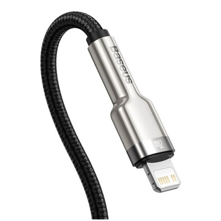Baseus - Lightning / USB-C Kábel (2m), čierna