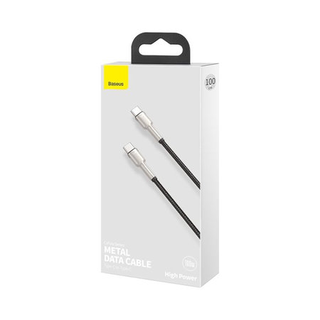 Baseus - USB-C / USB-C Kábel (1m), čierna