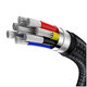 Baseus - USB-C / USB-C Kábel (2m), čierna