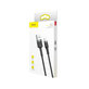 Baseus - Lightning / USB Kábel (1m), čierna
