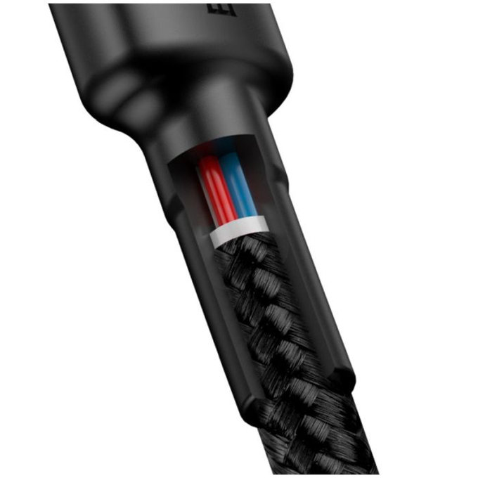 Baseus - USB-C / USB-C Kábel (2m), čierna