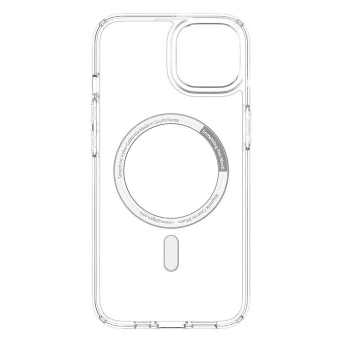 Spigen - Puzdro Ultra Hybrid s MagSafe pre iPhone 13, biela