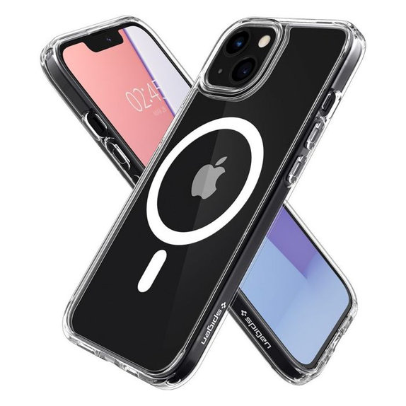 Spigen - Puzdro Ultra Hybrid s MagSafe pre iPhone 13, biela