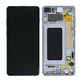 Samsung Galaxy S10 Plus G975F - LCD Displej + Dotykové Sklo + Rám (Prism Black) OLED