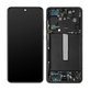 Samsung Galaxy S21 FE G990B - LCD Displej + Dotykové Sklo + Rám (Black) TFT