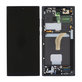 Samsung Galaxy S22 Ultra S908B - LCD Displej + Dotykové Sklo + Rám (Phantom Black) OLED