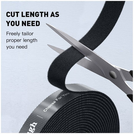 Elough - Organizér Káblov - Sťahovacia Páska (1m), čierna