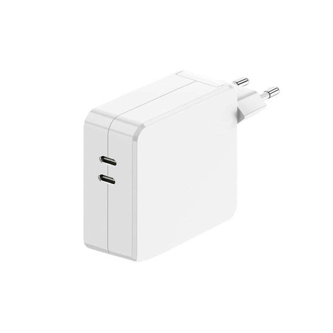 Dual USB-C nabíjací adaptér, 35W, kompatibilný s Apple