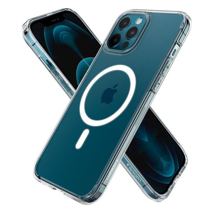 Spigen - Puzdro Ultra Hybrid s MagSafe pre iPhone 12 Pro Max, biela