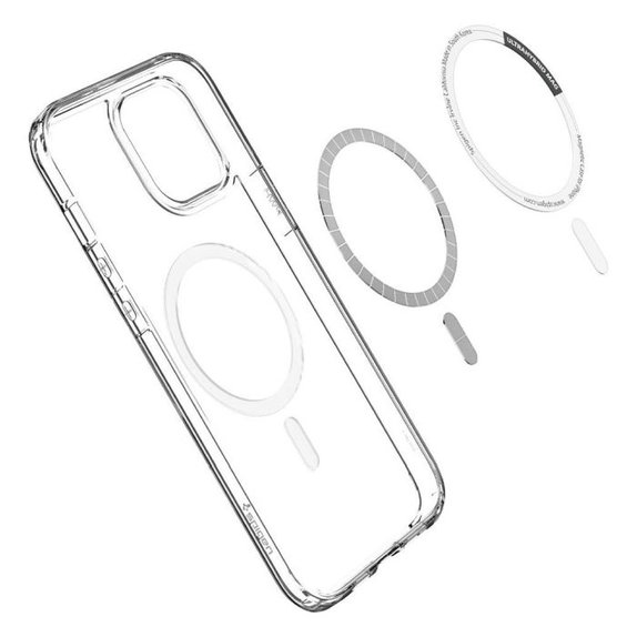 Spigen - Puzdro Ultra Hybrid s MagSafe pre iPhone 12 Pro Max, biela