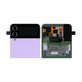 Samsung Galaxy Z Flip 4 F721B - LCD Displej + Dotykové Sklo + Rám (Vonkajší) (Bora Purple) - GH97-27947B Genuine Service Pack