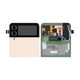 Samsung Galaxy Z Flip 4 F721B - LCD Displej + Dotykové Sklo + Rám (Vonkajší) (Pink Gold) - GH97-27947C Genuine Service Pack