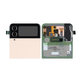 Samsung Galaxy Z Flip 4 F721B - LCD Displej + Dotykové Sklo + Rám (Vonkajší) (Pink Gold) - GH97-27947C Genuine Service Pack
