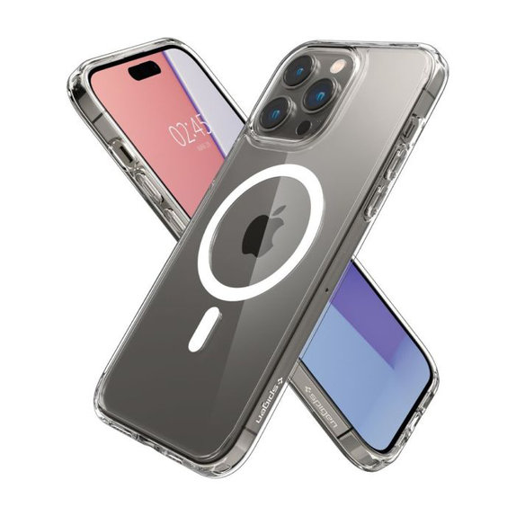 Spigen - Puzdro Ultra Hybrid s MagSafe pre iPhone 14 Pro Max, biela