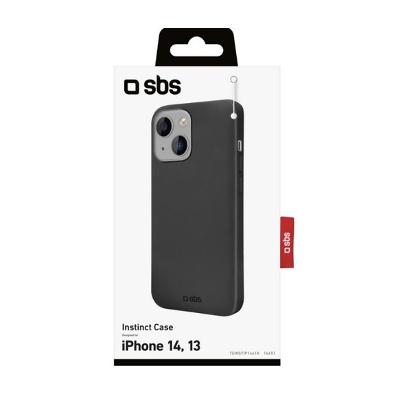 SBS - Puzdro Instinct pre iPhone 14/13, čierna