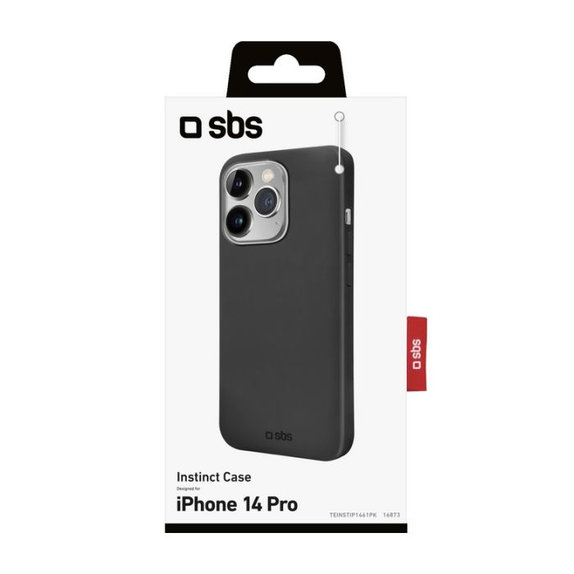 SBS - Puzdro Instinct pre iPhone 14 Pro, čierna