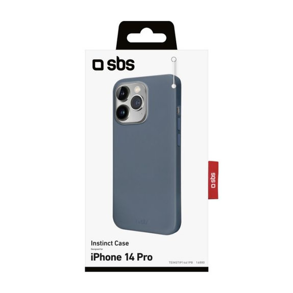 SBS - Puzdro Instinct pre iPhone 14 Pro, modrá
