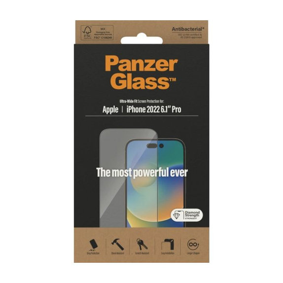 PanzerGlass - Tvrdené Sklo UWF AB pre iPhone 14 Pro