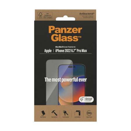 PanzerGlass - Tvrdené Sklo UWF AB pre iPhone 14 Pro Max