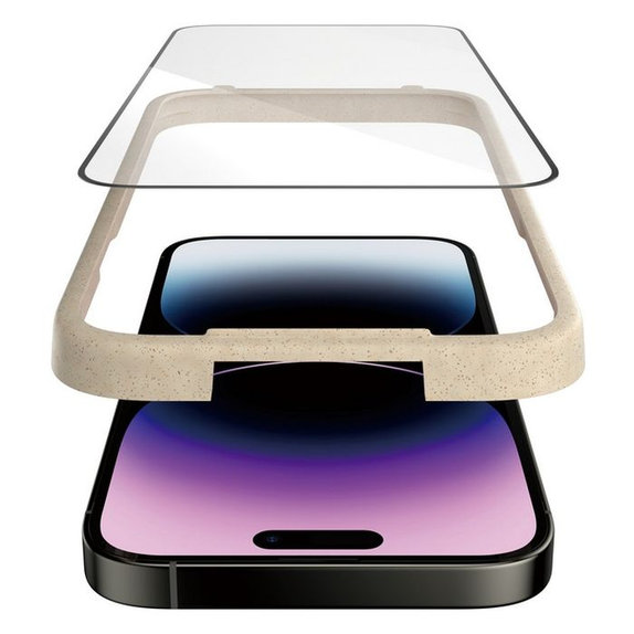 PanzerGlass - Tvrdené Sklo UWF s aplikátorom pre iPhone 14 Pro Max, čierna