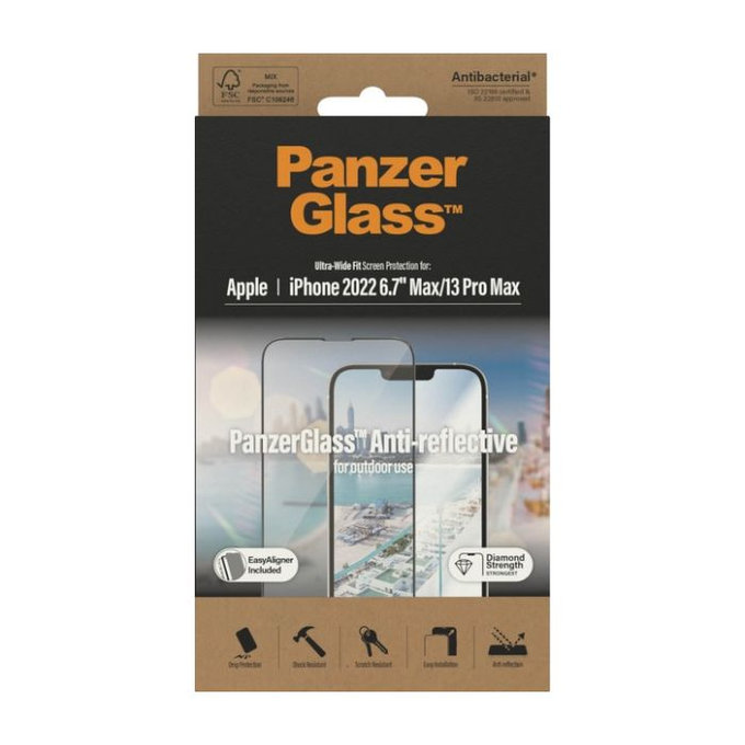 PanzerGlass - Tvrdené Sklo UWF Anti-Reflective AB pre iPhone 13 Pro Max a 14 Plus