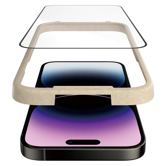 Tvrdené sklo UWF Anti-Reflective AB s aplikátorom pre iPhone 14 Pro Max, Čierna, PanzerGlass
