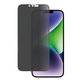 Tvrdené sklo UWF Privacy AB s aplikátorom pre iPhone 14 Plus/13 Pro Max, Čierna, PanzerGlass