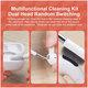 Multifunkčná Čistiaca Kefka + Čistiace Pero + Vyťahovač Klávesov