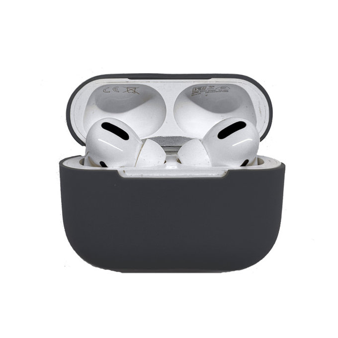 FixPremium - Silikónové Puzdro pre AirPods Pro, space gray