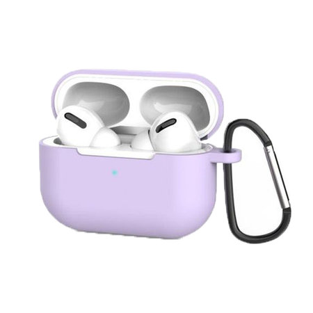 FixPremium - Silikónové Puzdro pre AirPods Pro, lila