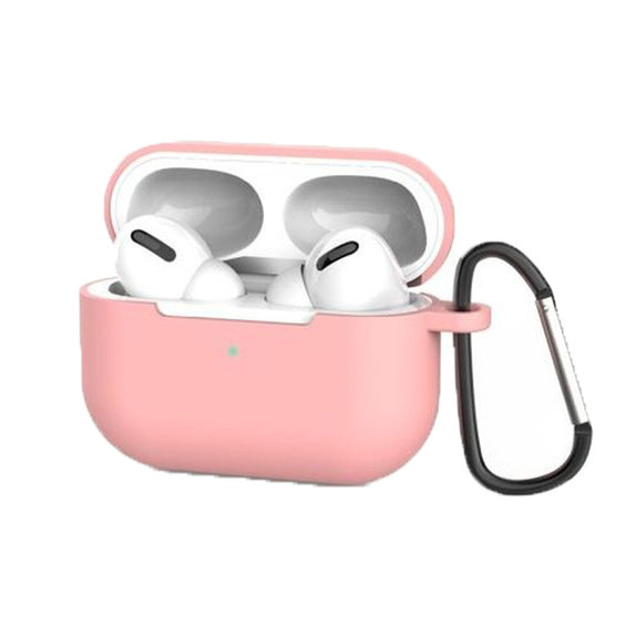 FixPremium - Silikónové Puzdro pre AirPods Pro, ružová