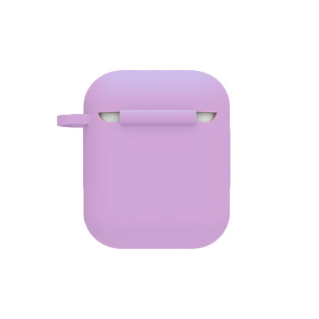 FixPremium - Silikónové Puzdro pre AirPods 1 a 2, lila