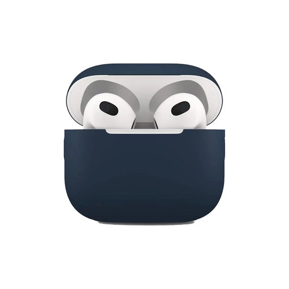 FixPremium - Silikónové Puzdro pre AirPods 3, modrá