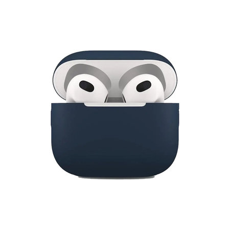 FixPremium - Silikónové Puzdro pre AirPods 3, modrá