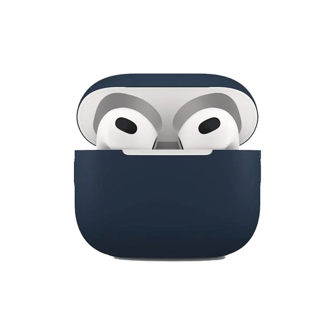 FixPremium - Silikónové Puzdro pre AirPods 3, modrá