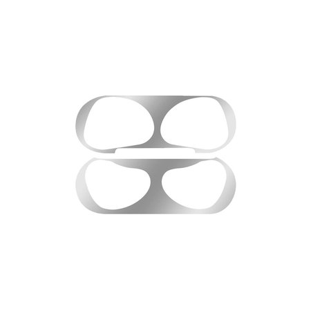 FixPremium - Nálepka proti Prachu pre AirPods 3, strieborná